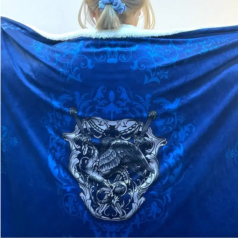 Under The Oak Tree - Remdragon Knights Crest Blanket - WAVE WHALES - Blankets - Harumio Under The Oak Tree - Remdragon Knights Crest Blanket - WAVE WHALES - Blankets - Harumio