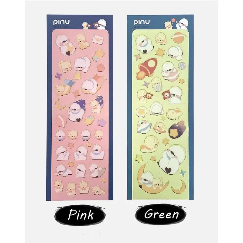 Pinu - Gilt Seal Sticker - Soone Content - Stickers - Harumio