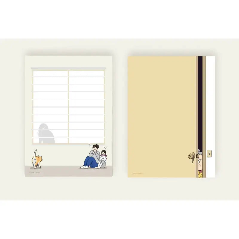 My Daughter Is a Zombie - 2-in-1 Memo Pad - Webtoon Friends - Stationery - Harumio