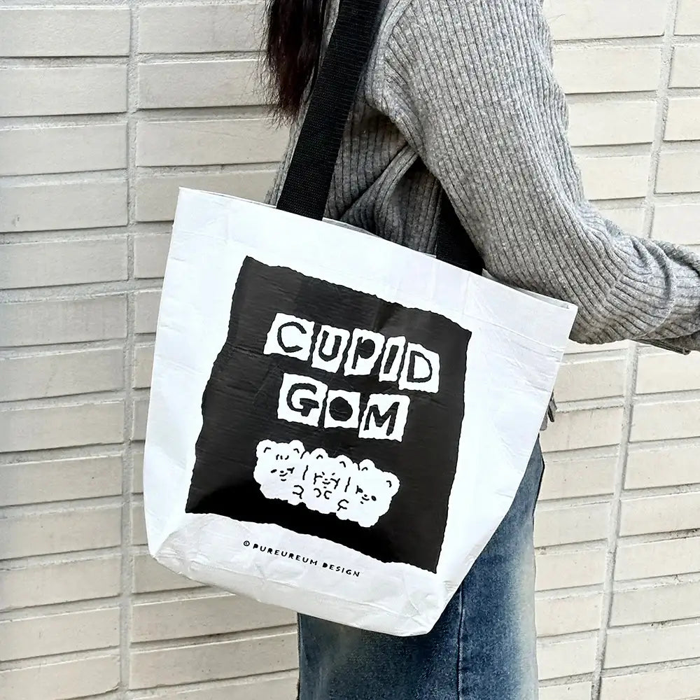 Pureureumdesign - Cupid Bear Reusable Bag - Pureureumdesign - Home & Living, Accessories - Harumio Pureureumdesign - Cupid Bear Reusable Bag - Pureureumdesign - Home & Living, Accessories - Harumio