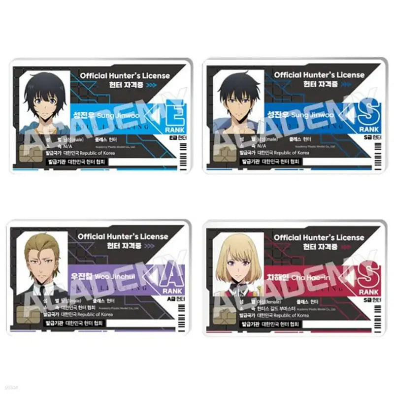 Solo Leveling - Hunter Certificate Card - Solo Leveling - Card - Harumio