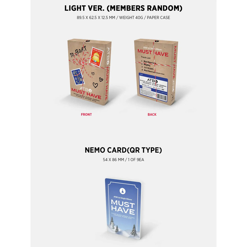 ATBO - Must Have : 1st Single Album (Light Version NEMO Album) - IST Entertainment - Album - Harumio