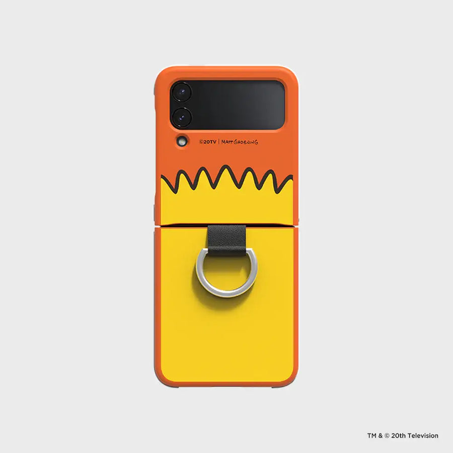 SLBS - EcoFriends Bart Simpson Cover with Ring (Galaxy Z Flip4) - SLBS - Home & Living, Accessories - Harumio