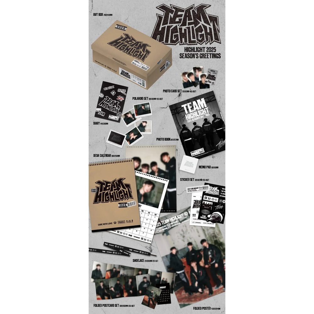 HIGHLIGHT - 2025 Season's Greetings (TEAM Ver.) - Around Us Entertainment - Merchandise - Harumio