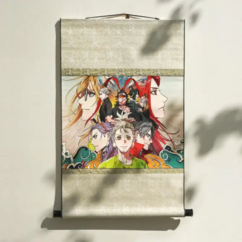Three Kingdoms Talk - Premium Silk Scroll - Webtoon Friends - Scrolls - Harumio