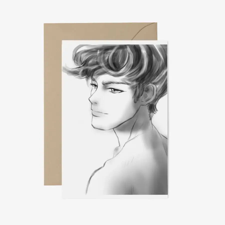 Yoyo Shushu - Innocent Pretty Guy Postcard & Envelope Set - Marpple Shop - Postcard - Harumio