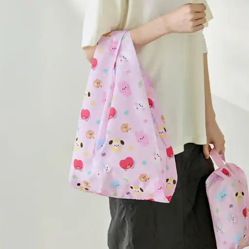 BT21 - Mini Scout Foldable Reusable Bag - BT21 - Reusable Bag - Harumio BT21 - Mini Scout Foldable Reusable Bag - BT21 - Reusable Bag - Harumio