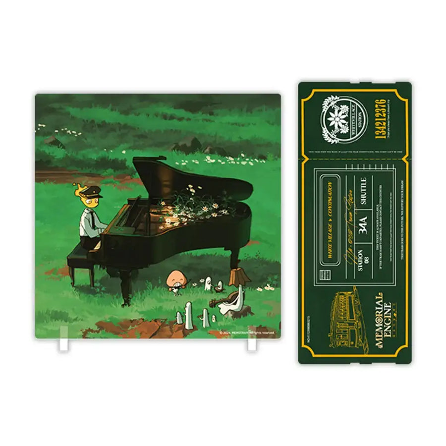 Mofun x 4Artist - Dust Girl Acrylic Plate & Ticket Set - Mofun - Plate - Harumio