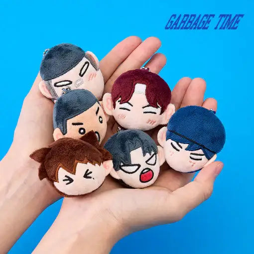 Garbage Time - Jakppung Face Keyring - Webtoon Friends - Keyring - Harumio