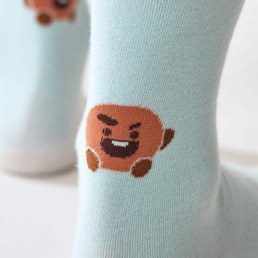 BT21 - SHOOKY Jacquard Face Socks - BT21 - Socks - Harumio BT21 - SHOOKY Jacquard Face Socks - BT21 - Socks - Harumio