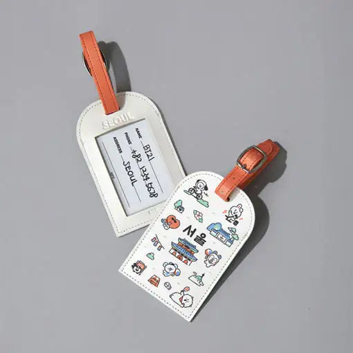 BT21 - Seoul Edition Luggage Tag - Line Friends - luggage tag - Harumio BT21 - Seoul Edition Luggage Tag - Line Friends - luggage tag - Harumio