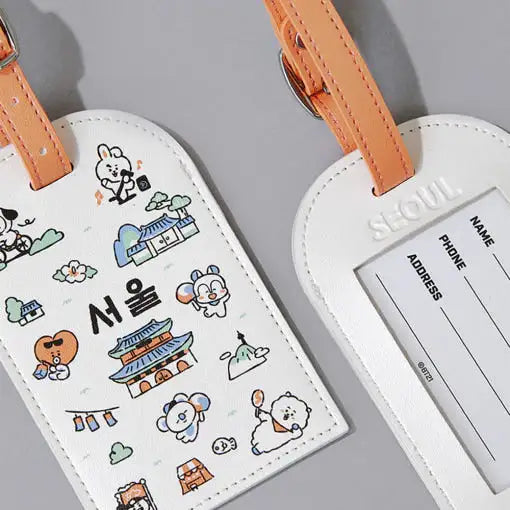 BT21 - Seoul Edition Luggage Tag - Line Friends - luggage tag - Harumio BT21 - Seoul Edition Luggage Tag - Line Friends - luggage tag - Harumio