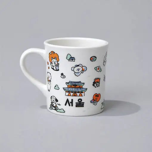 BT21 - Seoul Edition Mug (340ml) - Line Friends - Mug - Harumio BT21 - Seoul Edition Mug (340ml) - Line Friends - Mug - Harumio