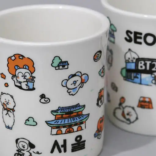 BT21 - Seoul Edition Mug (340ml) - Line Friends - Mug - Harumio BT21 - Seoul Edition Mug (340ml) - Line Friends - Mug - Harumio