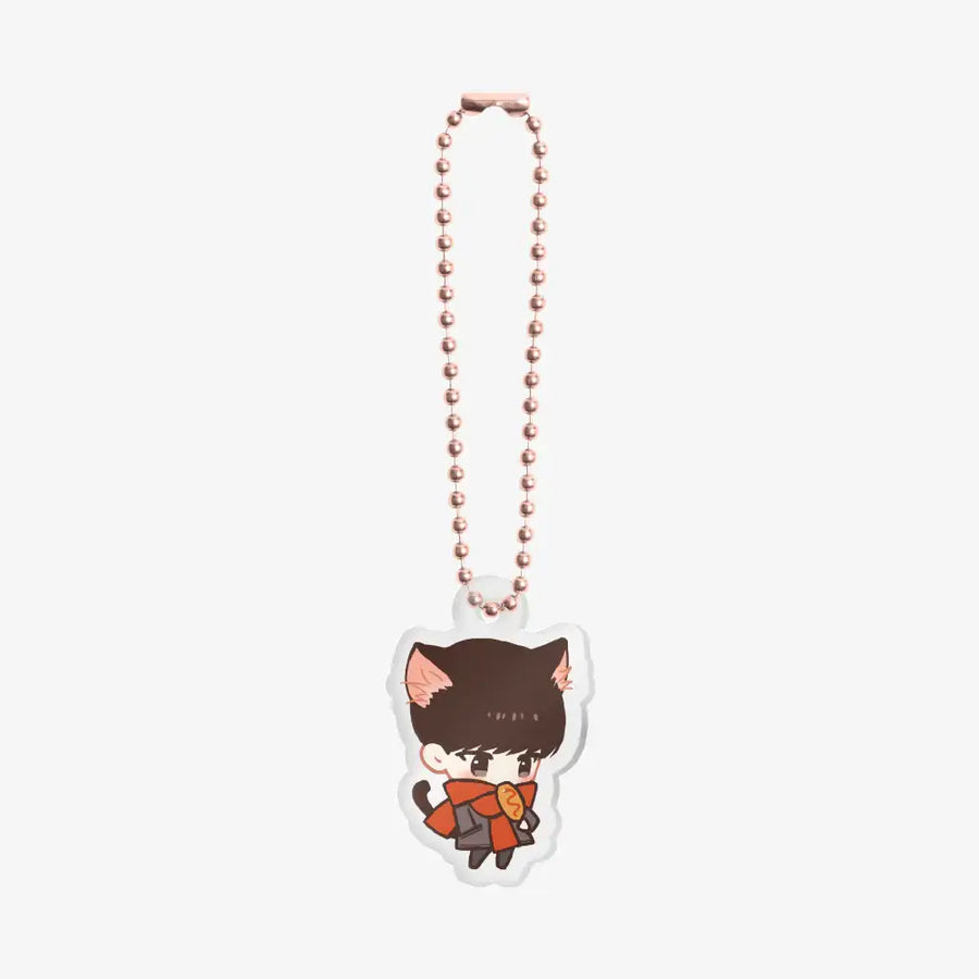IGUM - Black Cat Acrylic Keychain - Marpple Shop - Keychain - Harumio