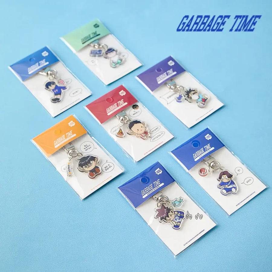 Garbage Time - Jakppung Acrylic Keyring - Webtoon Friends - Acrylic Keyring - Harumio