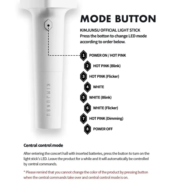 KIMJUNSU - Official Light Stick : Coconut Bong - KIMJUNSU - Light Stick - Harumio KIMJUNSU - Official Light Stick : Coconut Bong - KIMJUNSU - Light Stick - Harumio
