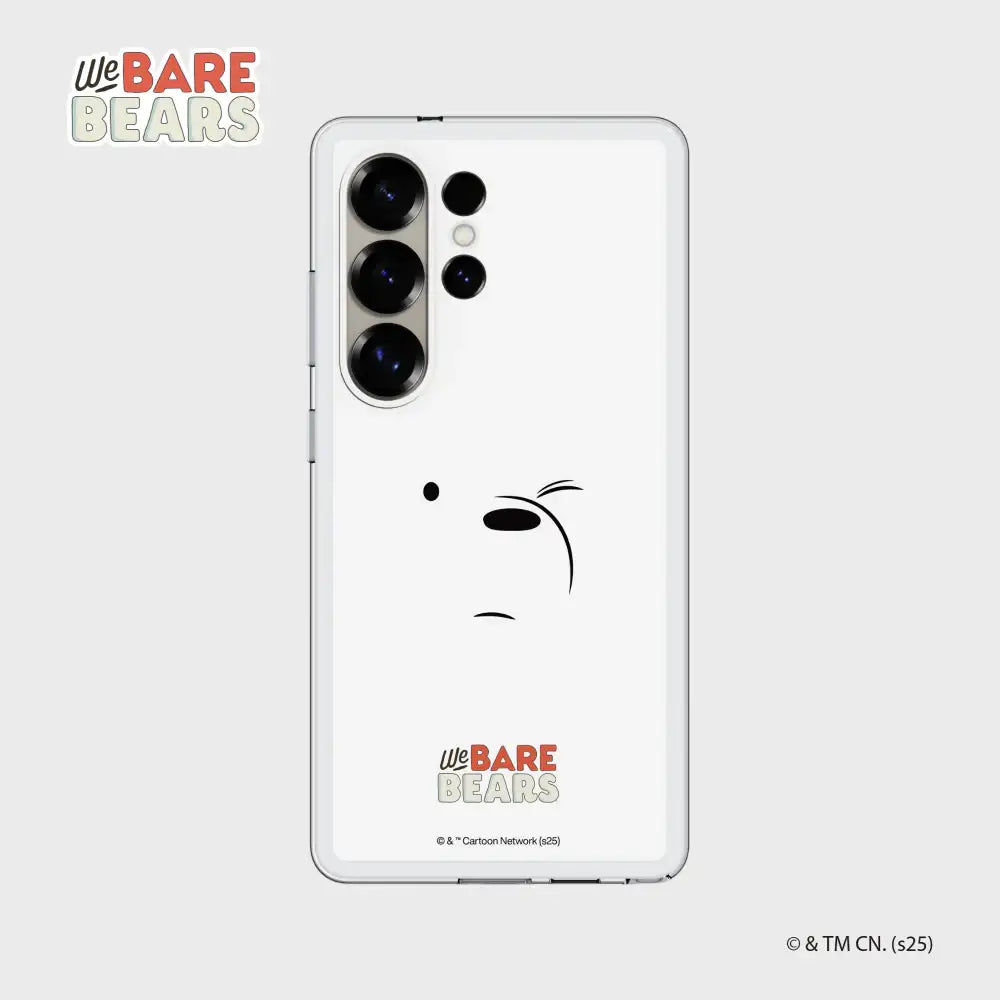 SLBS - We Bare Bears Ice Bear Flip Suit Card (Galaxy S25 Series) - SLBS - flipsuit card - Harumio