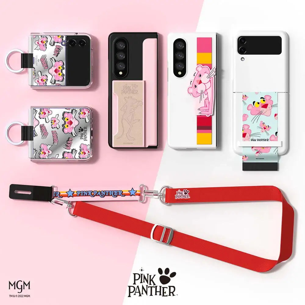 SLBS - Pink Panther Dual Strap (Galaxy Z Flip4) - SLBS - Home & Living, Accessories - Harumio SLBS - Pink Panther Dual Strap (Galaxy Z Flip4) - SLBS - Home & Living, Accessories - Harumio
