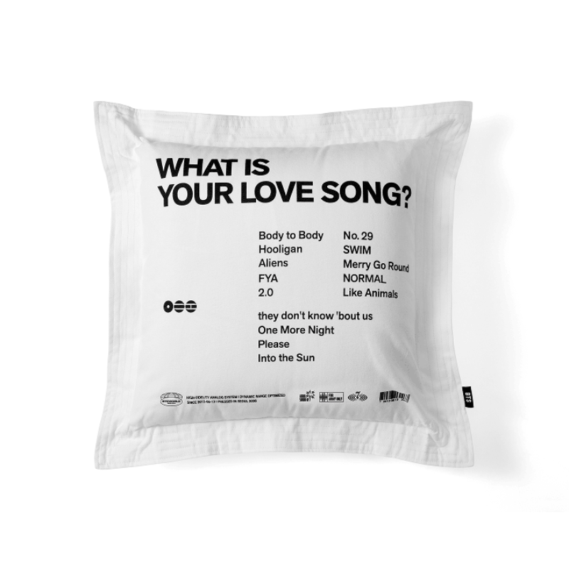 BTS Pop-Up: ARIRANG World Tour – Cushion (Tracklist) – Harumio