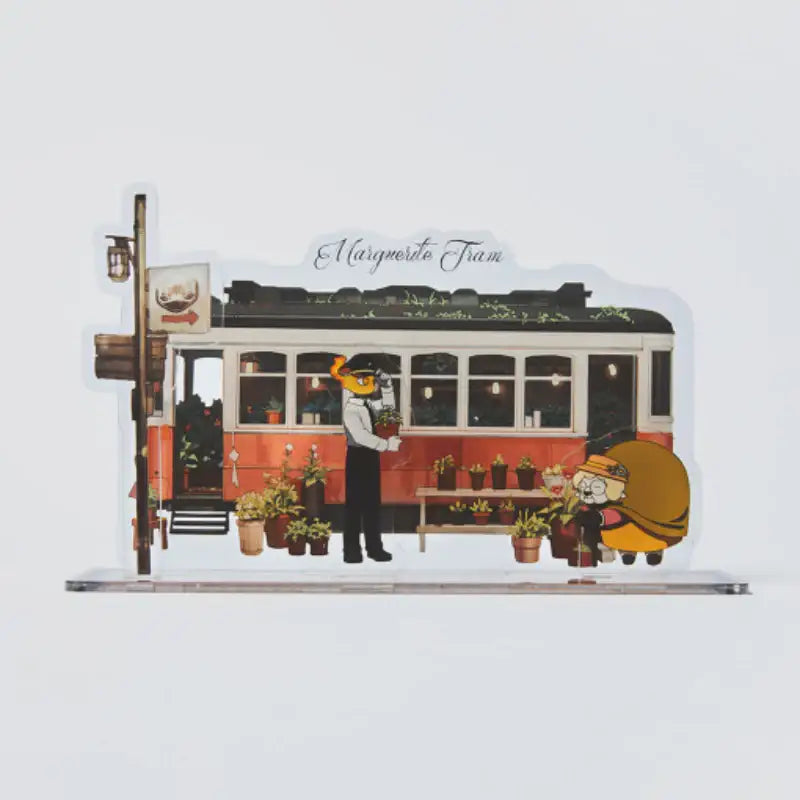 Marguerite Tram - Diorama Acrylic Stand - Webtoon Friends - Acrylic Stand - Harumio