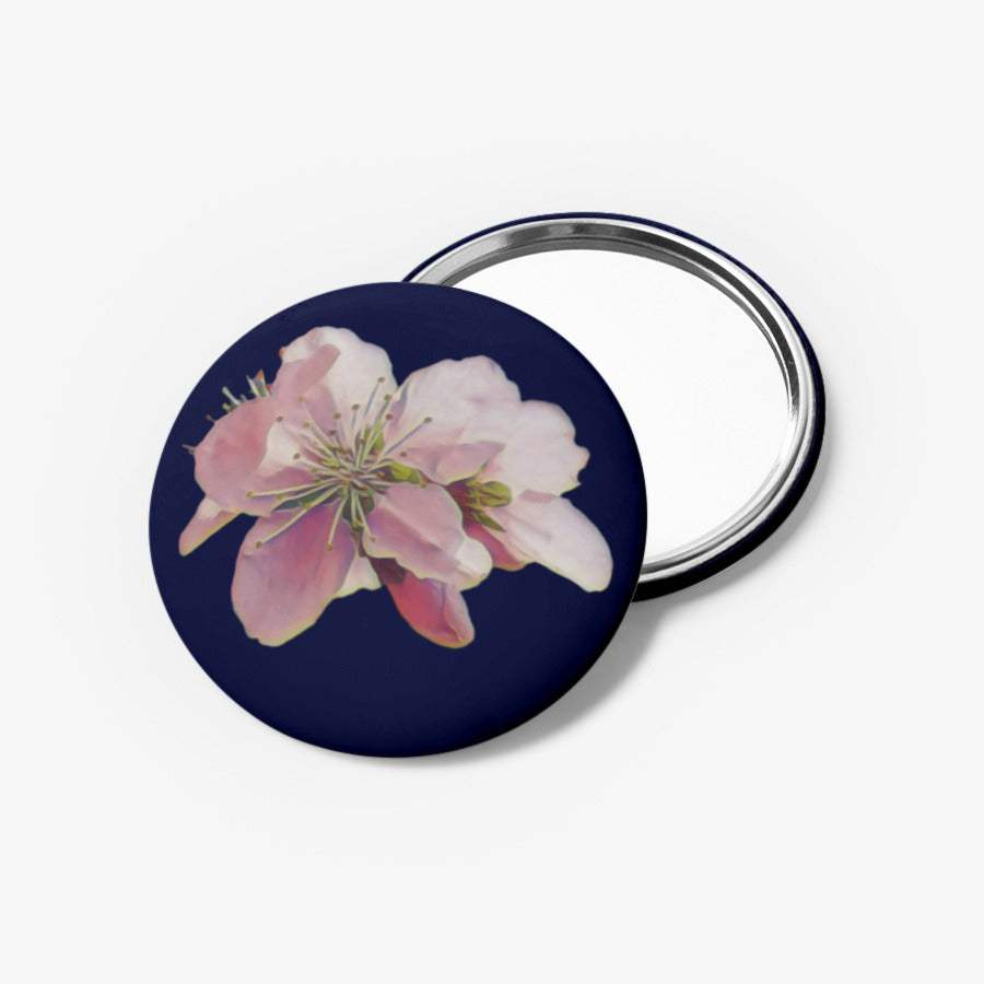 Dd Kkim - Night Cherry Blossom Mirror Button - Marpple Shop - Mirror - Harumio