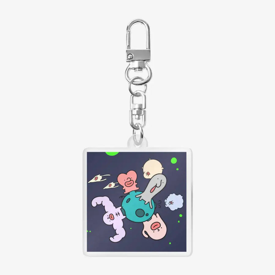 GOMU - Gomus Universe Acrylic Keyring - Marpple Shop - Keyring - Harumio