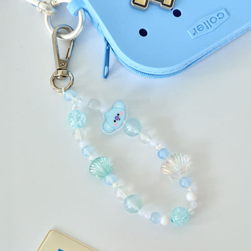 BT21 - BABY PEARL Beads Keychain - Line Friends - Keychain - Harumio