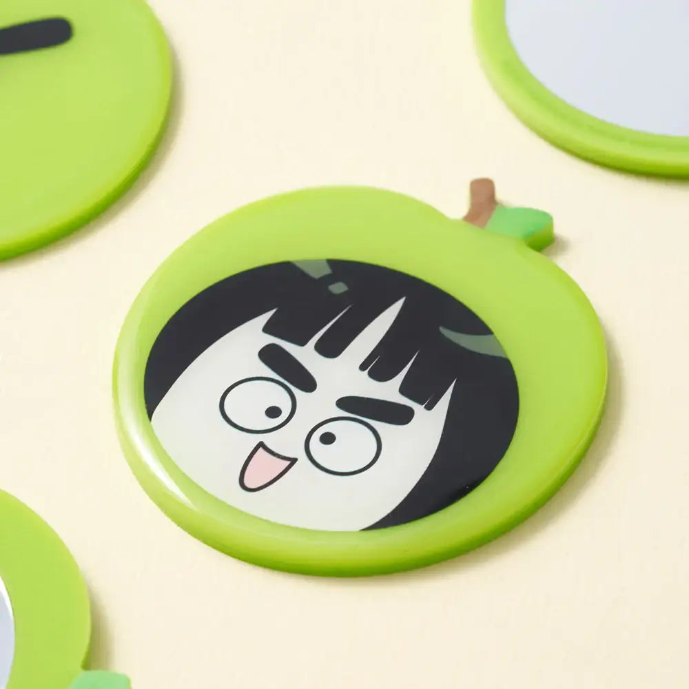 After School Lessons For Unripe Apples - Acrylic Hand Mirror - Webtoon Friends - Acrylic Mirror - Harumio