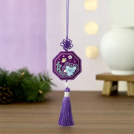 BT21 - Premium K-Edition Embroidered Tassel Keyring - Line Friends - Keyring - Harumio BT21 - Premium K-Edition Embroidered Tassel Keyring - Line Friends - Keyring - Harumio