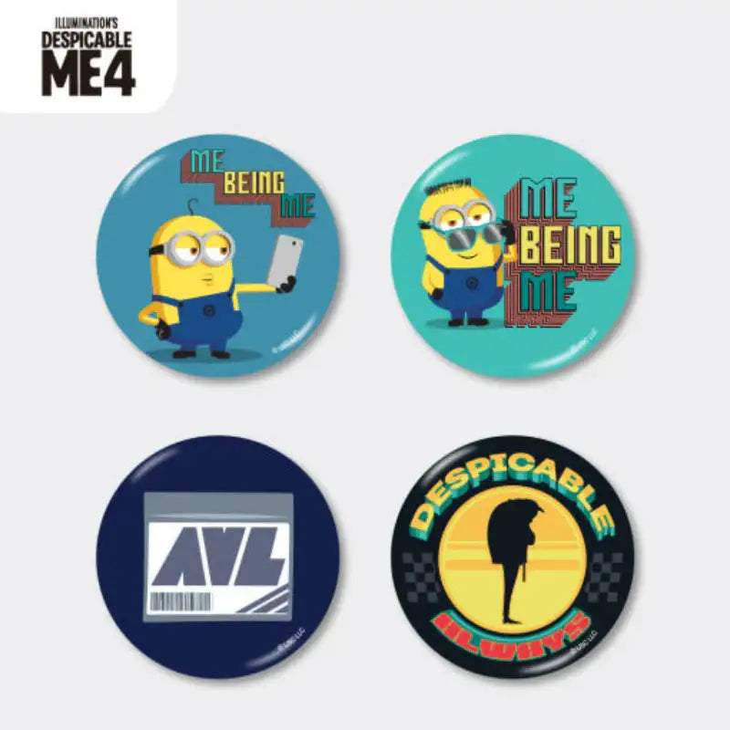 Minions - Pin Button - ARTRANK - Pin Badge - Harumio