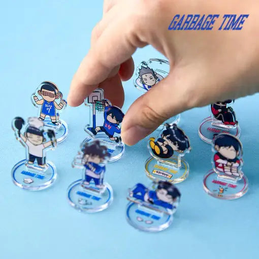 Garbage Time - Random Mini Acrylic Stand - Webtoon Friends - Acrylic Stand - Harumio