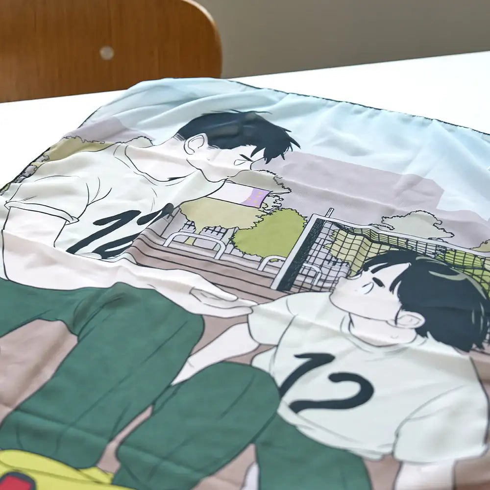 After School Lessons For Unripe Apples - Chiffon Poster - Webtoon Friends - Fabric Poster - Harumio