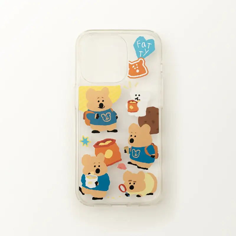 Dinotaeng - Fatty's Snack Time iPhone Case - Dinotaeng - iPhone Hard Cases - Harumio