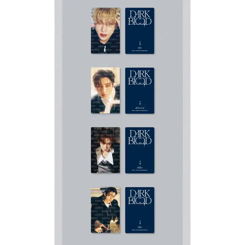 ENHYPEN - Dark Blood - Photo Card & Tin Case Set - ENHYPEN - Photocard - Harumio ENHYPEN - Dark Blood - Photo Card & Tin Case Set - ENHYPEN - Photocard - Harumio