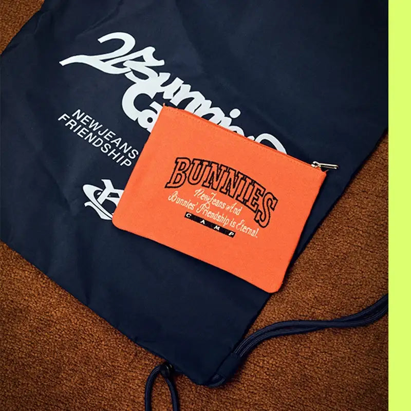 NewJeans - Bunnies Camp Fabric Pouch - NewJeans - Pouch - Harumio NewJeans - Bunnies Camp Fabric Pouch - NewJeans - Pouch - Harumio