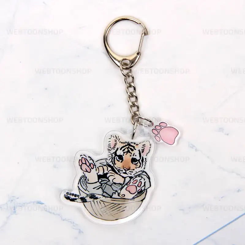 Tale of the Tiger Bride - Baby Jibeom Acrylic Keyring - Webtoon Shop - Acrylic Keyring - Harumio