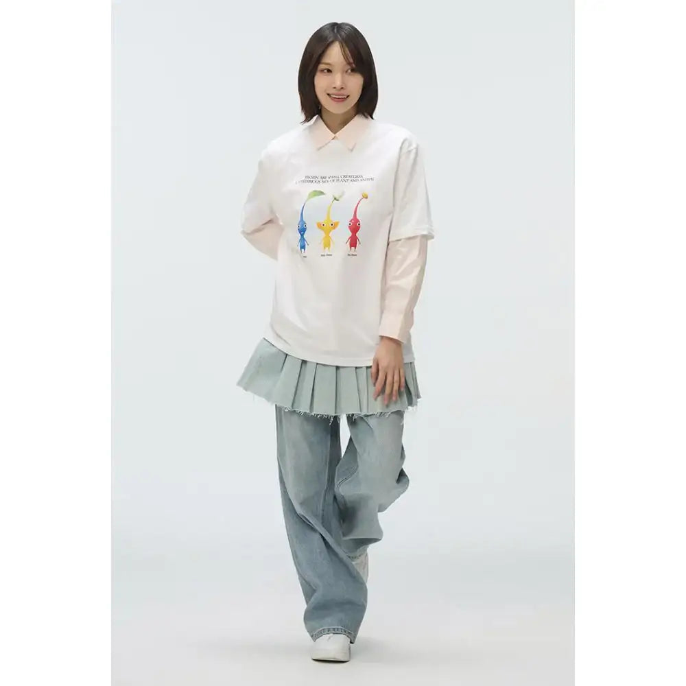 SPAO x PIKMIN - Short Sleeve T-Shirt - SPAO - T-Shirt - Harumio