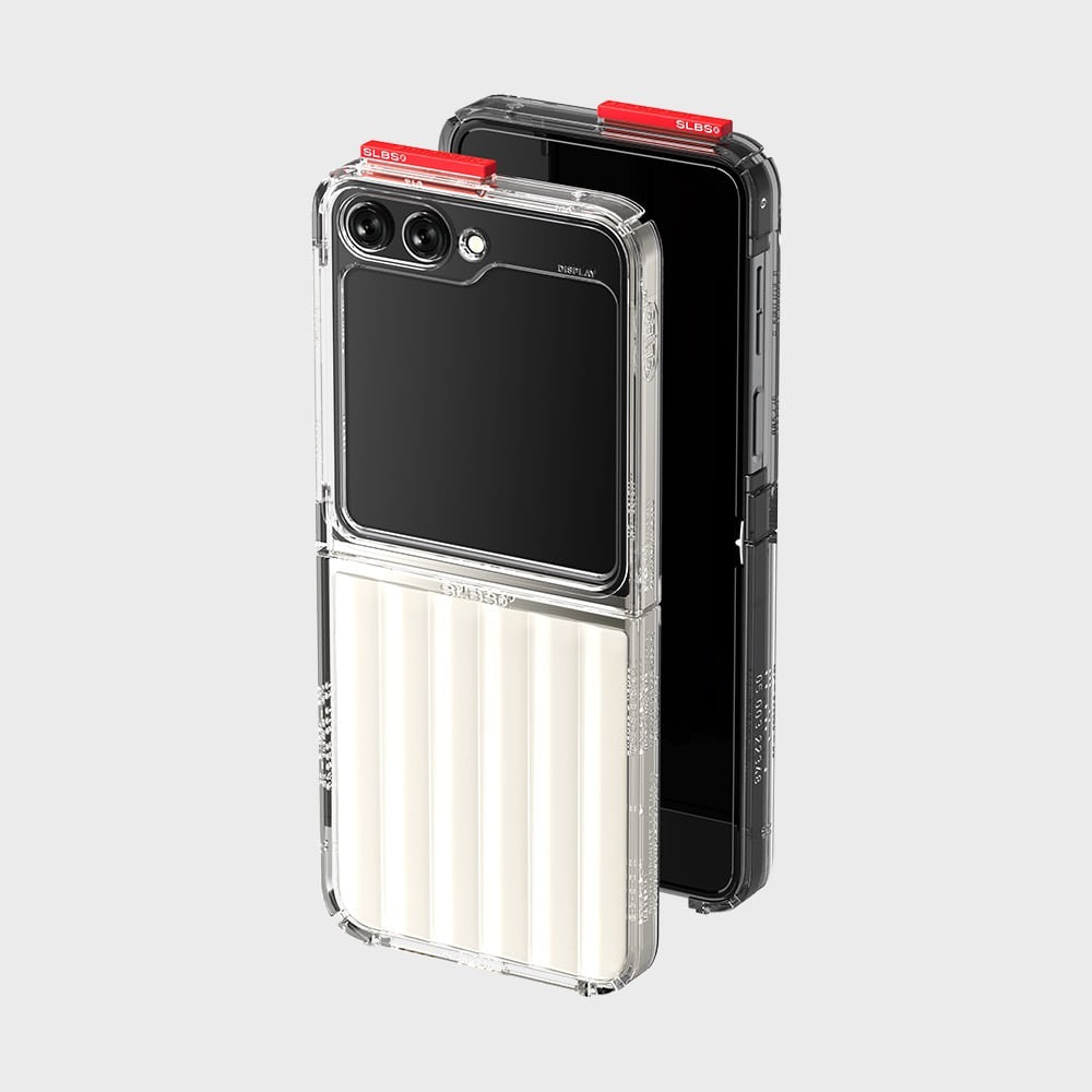 SLBS - Tag Flat Case Clear Phone Case (Galaxy Z Flip5)