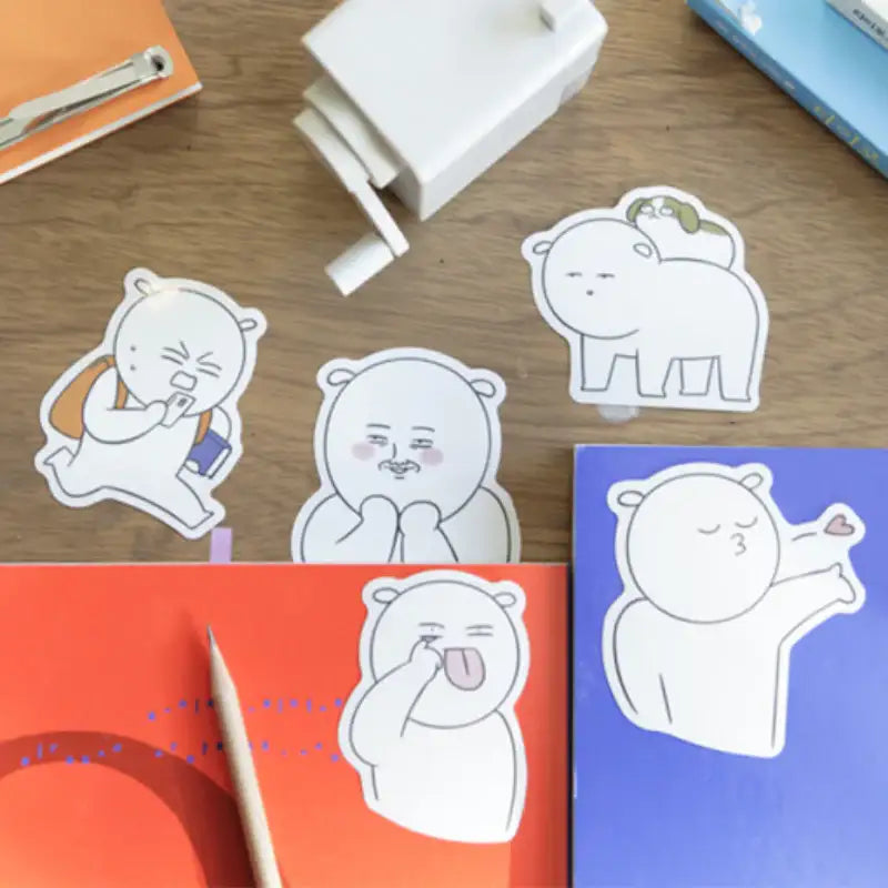 College Diary - Deco Sticker - Webtoon Friends - Stickers - Harumio