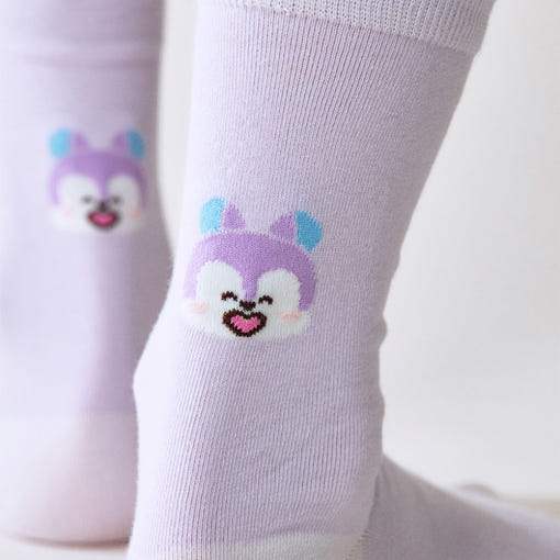 BT21 - MANG Jacquard Face Socks - BT21 - Socks - Harumio BT21 - MANG Jacquard Face Socks - BT21 - Socks - Harumio