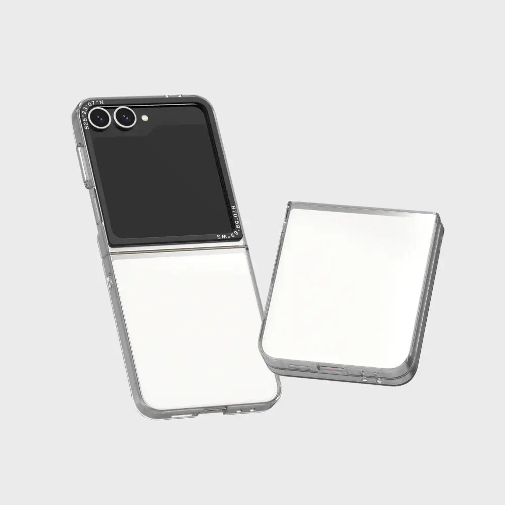 SLBS - Clear Impression Case (Galaxy Z Flip6) - SLBS - Phone Case - Harumio SLBS - Clear Impression Case (Galaxy Z Flip6) - SLBS - Phone Case - Harumio