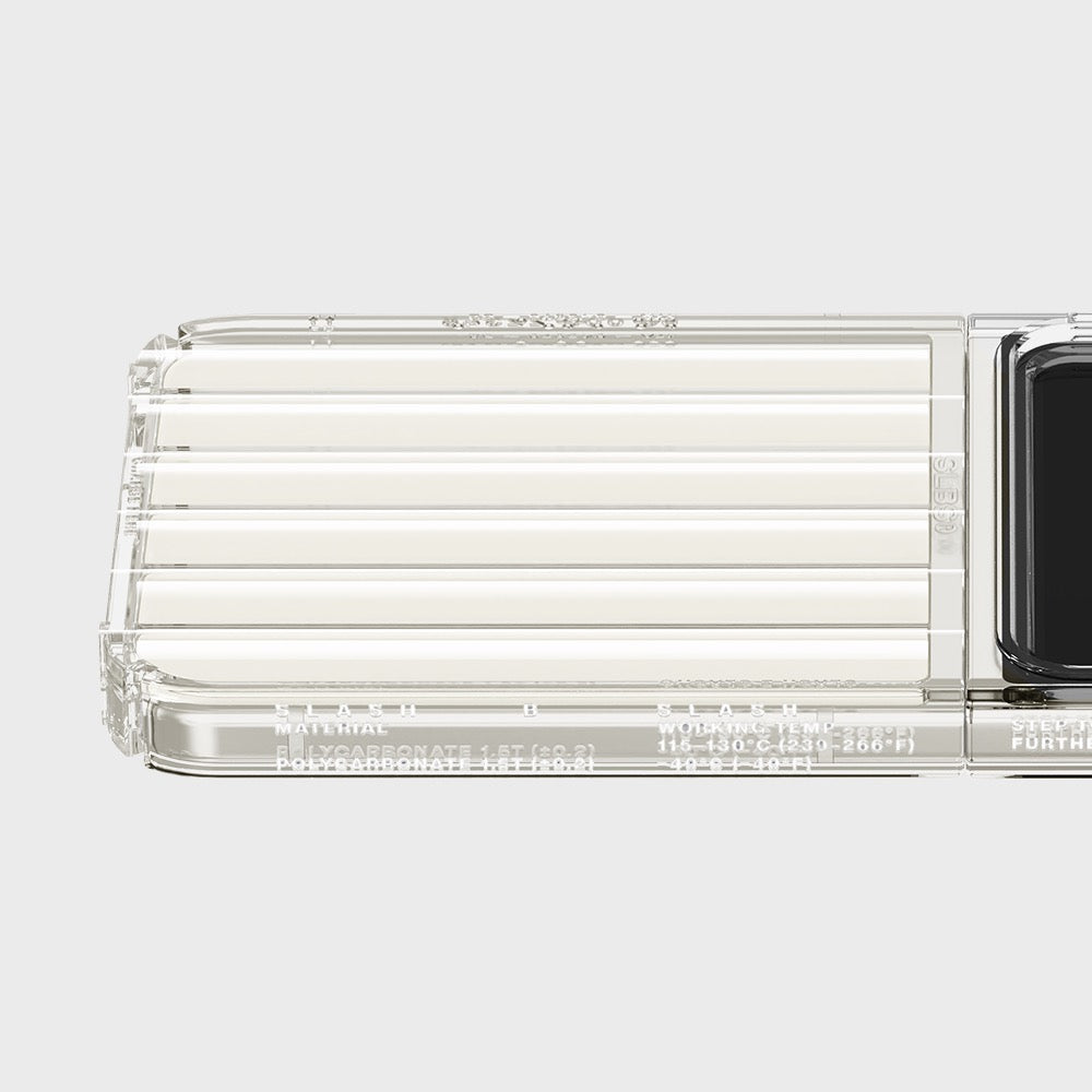 SLBS - Tag Flat Case Clear Phone Case (Galaxy Z Flip5)