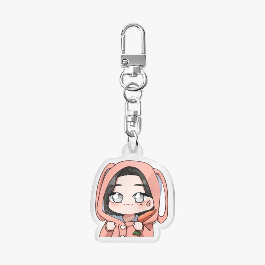Arctic Fox - Joyful Rabbit Se Yeon Acrylic Keyring - Marpple Shop - Keyring - Harumio