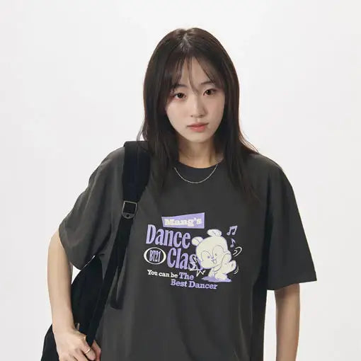 BT21 - MANG's Dance Class Short Sleeve T-Shirt - BT21 - T-Shirt - Harumio