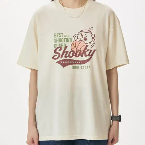 BT21 - SHOOKY Best Shooting Guard Short Sleeve T-Shirt - BT21 - T-Shirt - Harumio