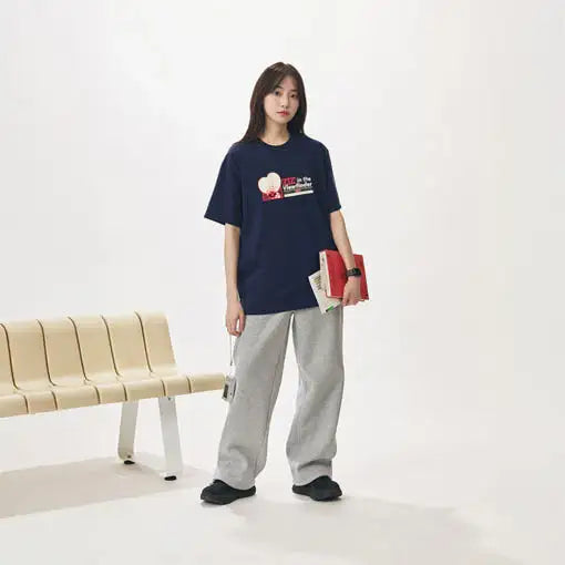 BT21 - TATA in the Viewfinder Short Sleeve T-Shirt - BT21 - T-Shirt - Harumio