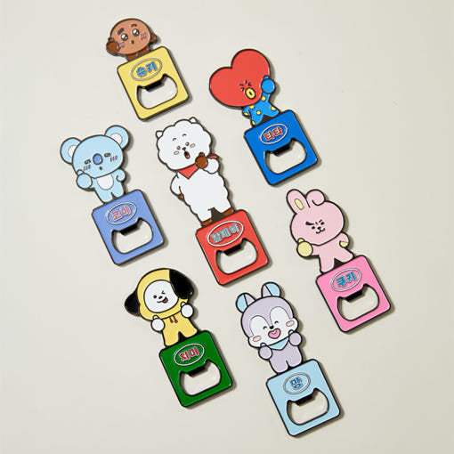 BT21 - Souvenir Magnet Opener - Line Friends - Magnet Opener - Harumio