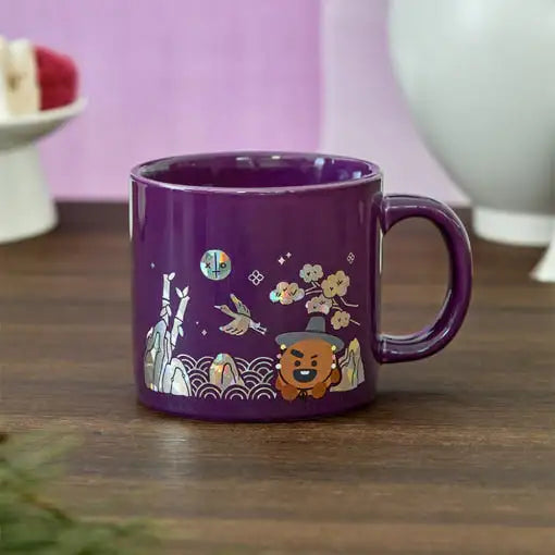 BT21 - Premium K-Edition Mother-of-pearl Graphic Mug (320ml) - Line Friends - Mug - Harumio BT21 - Premium K-Edition Mother-of-pearl Graphic Mug (320ml) - Line Friends - Mug - Harumio