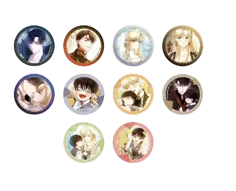 How to Hide the Emperor's Child X Toon!que - Pop-up Store - Illustration Can Badge (Random) - Toon!que - Manhwa - Harumio